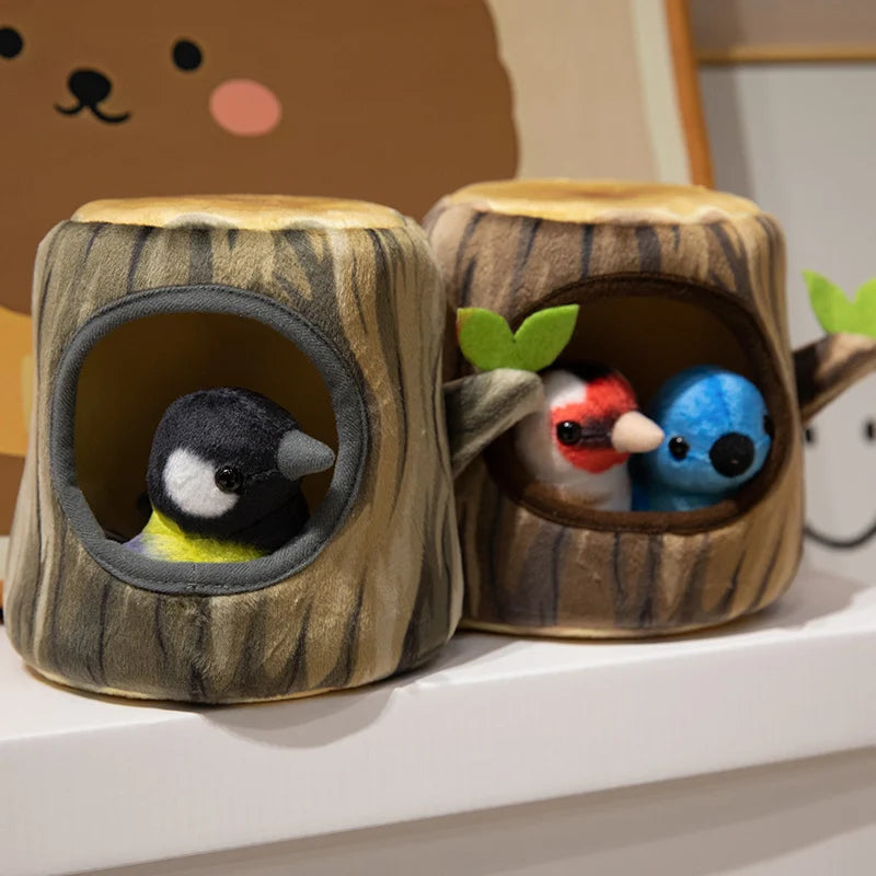 Tree House Bird Nest Plush Toy