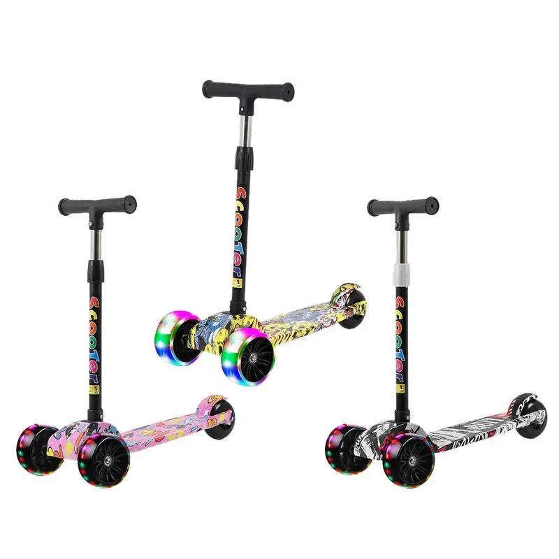 Graffiti Scooter Three Wheels Light-up