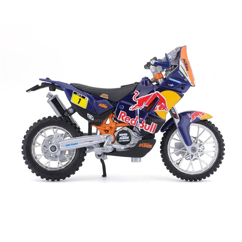 Bbugo 1:18 KTM450 랠리 합금 오토바이 모델