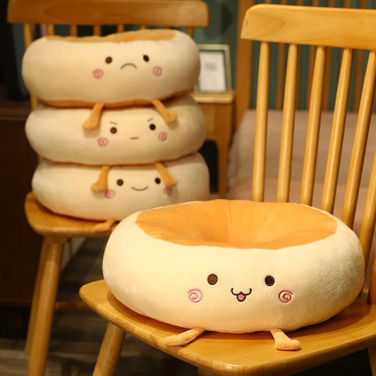Soft Cushion Round Hole Bread-shaped