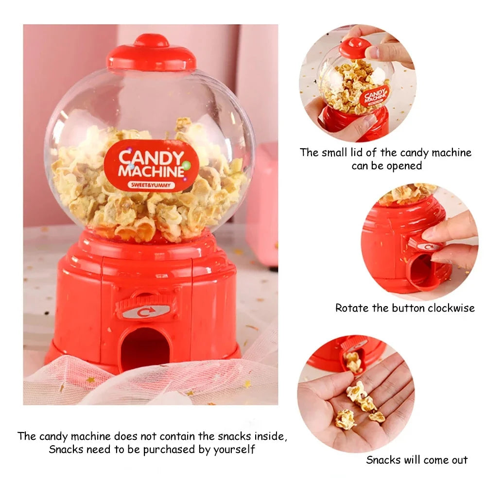 Sweet Mini Candy Machine Bubble Dispenser Coin Bank