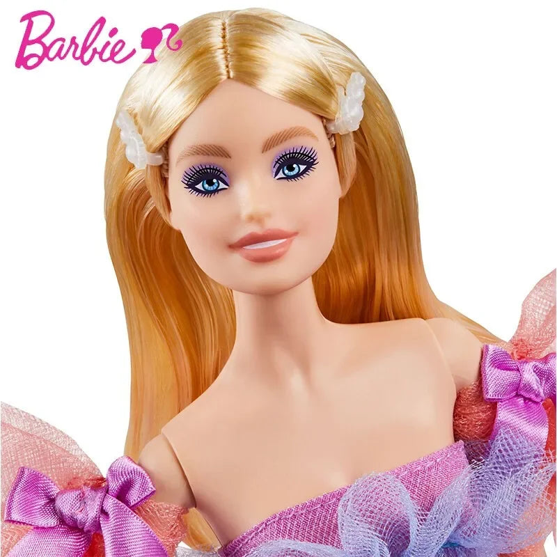 Original Barbie Dolls Birthday Wishes Princess Holiday Barbie Girls Toys Collector Edition Social Dolls for Girls Gift Juguetes