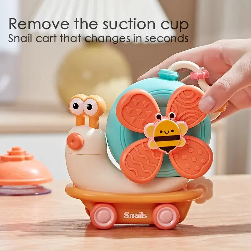 Windmill Snail Suction Cup Animal Detachable Fidget Spinner