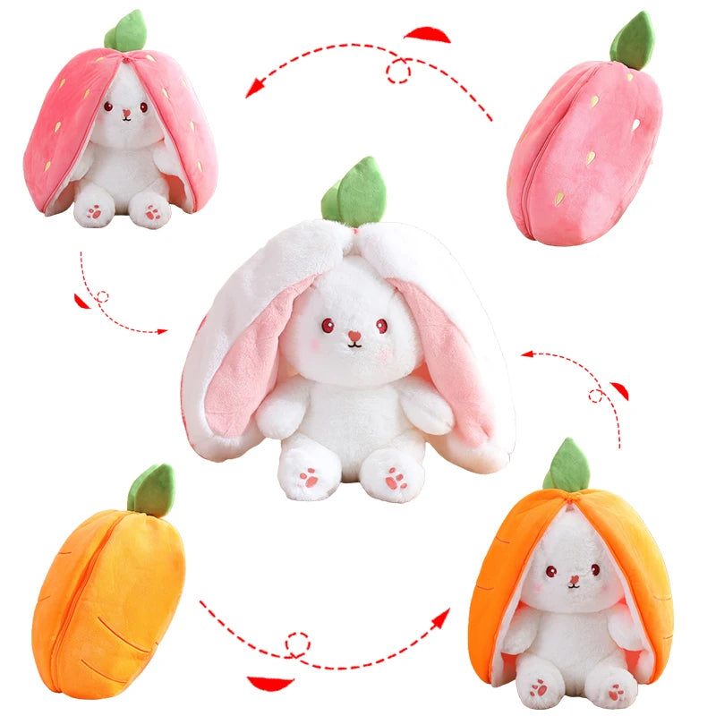 Strawberry Carrot Rabbit Plush Toys