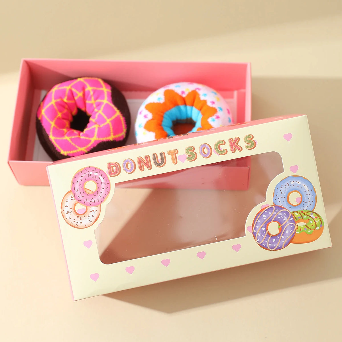 Colorful Donuts Socks 2 Pairs