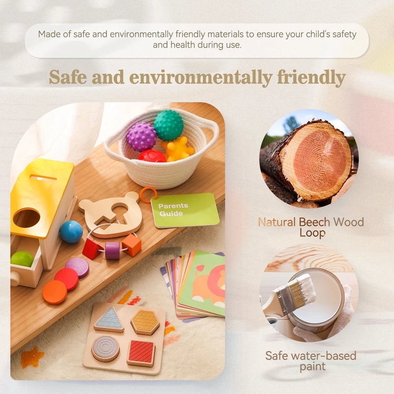 Wooden Montessori Sensory Toys