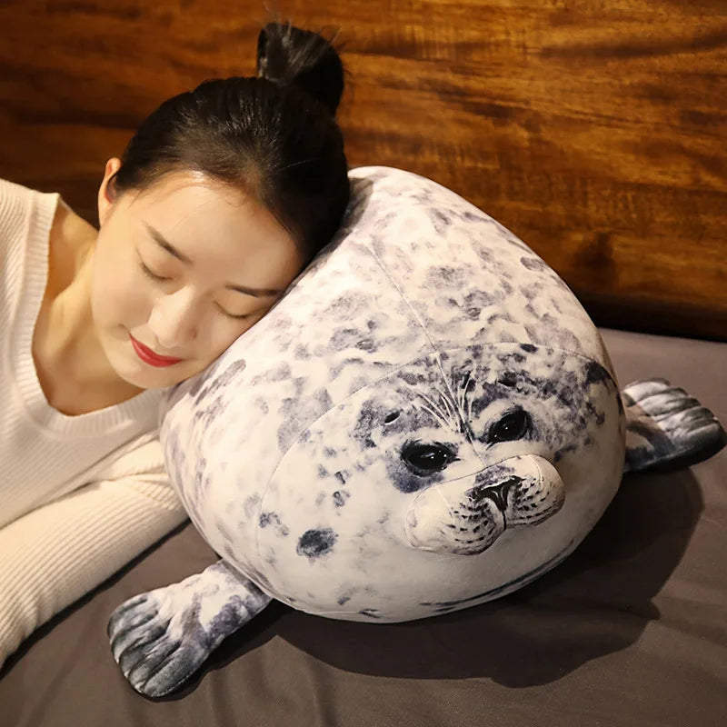 Cute Lifelike Stuffed Marine Life Seal