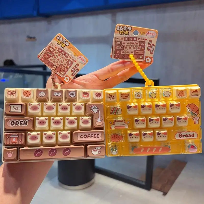 26 Key Pudding Keyboard Cartoon Clicker