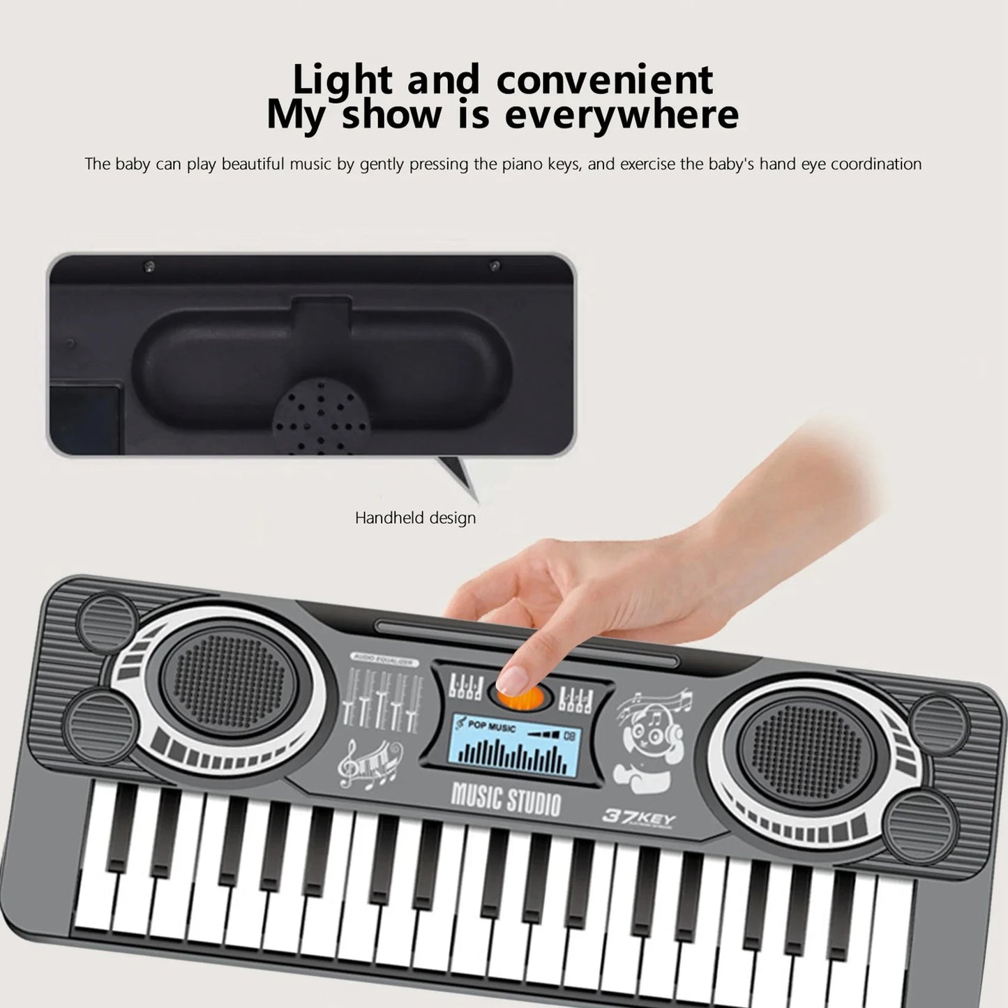 37-Key Kids Electronic Piano Keyboard