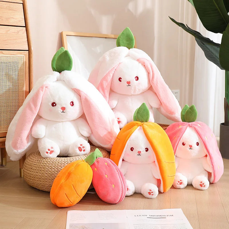 Strawberry Carrot Rabbit Plush Toys