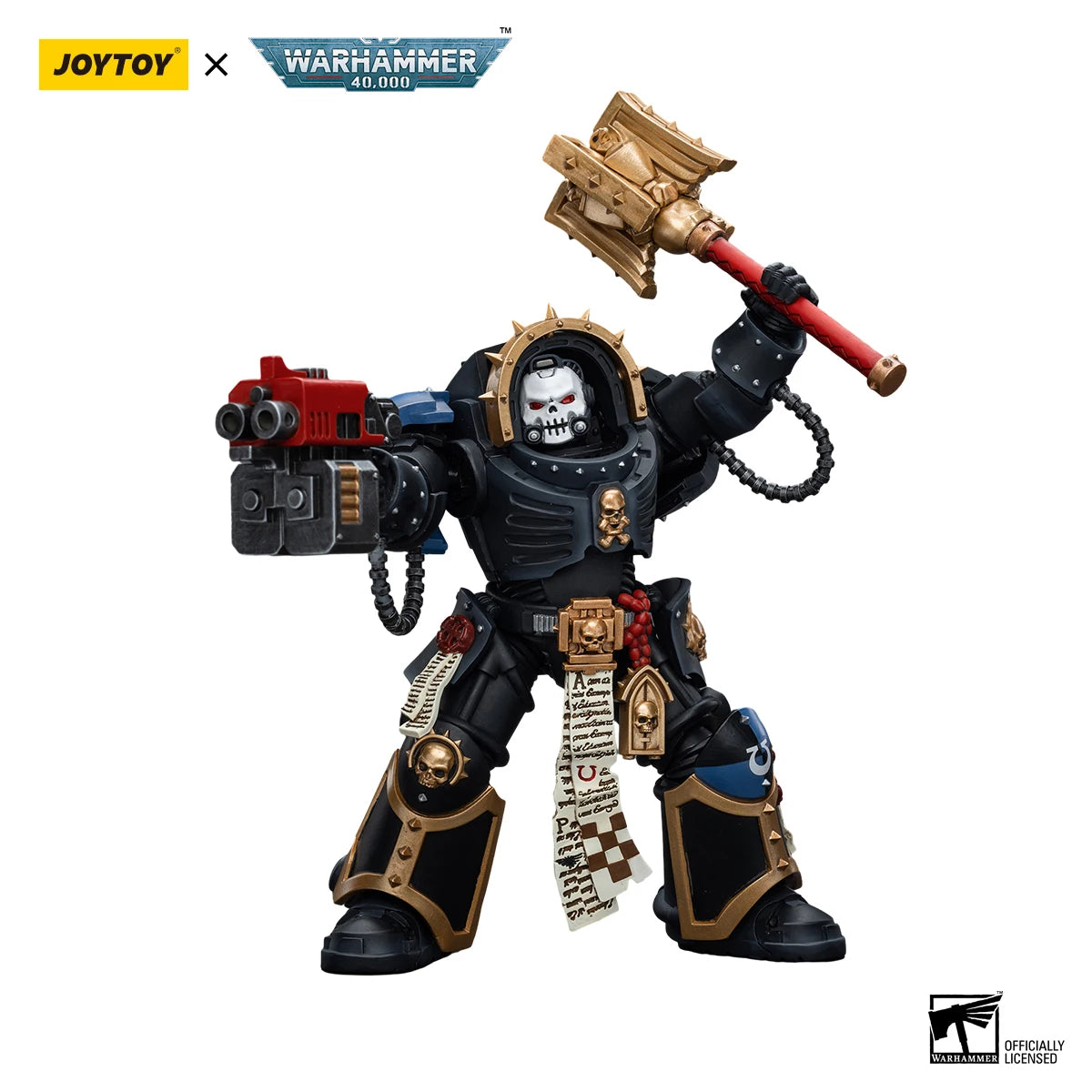JOYTOY Warhammer 40k 1/18 Action Figures Ultramarines Chaplain in Terminator Armour