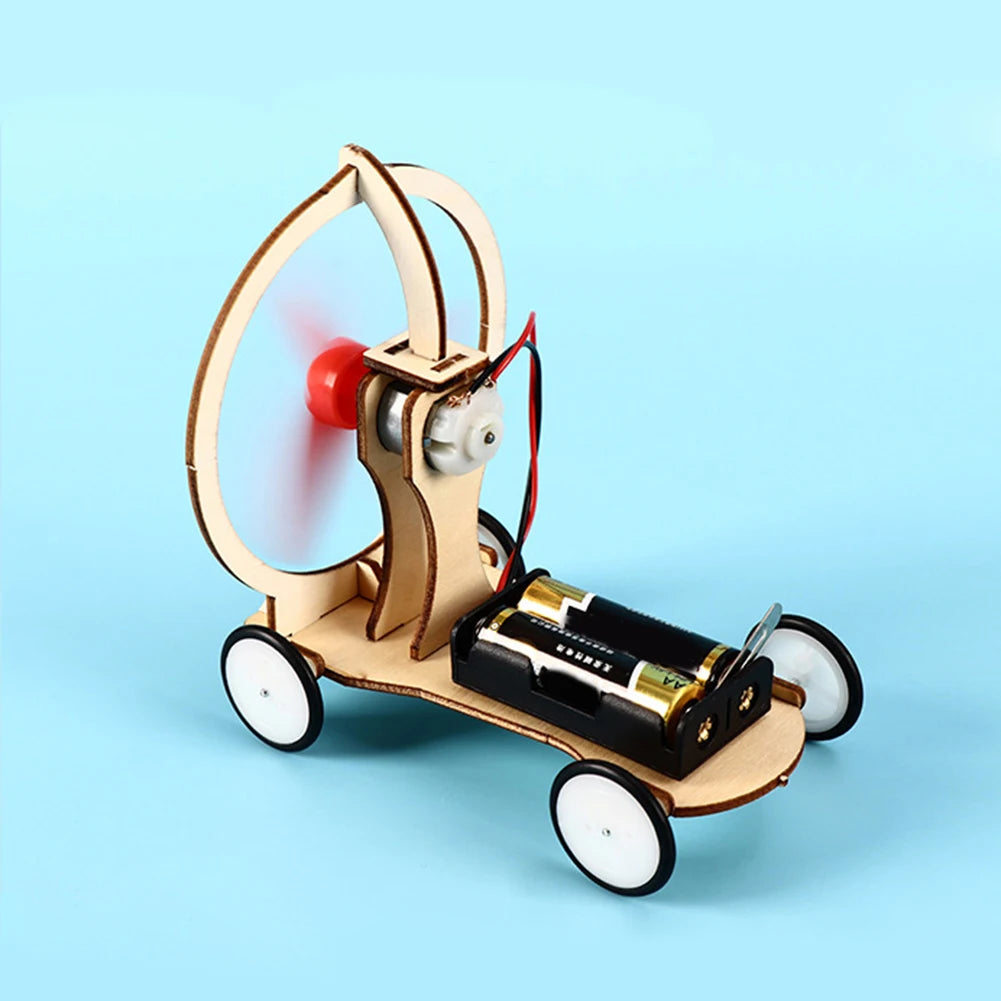 DIY Electric Wind Car Model