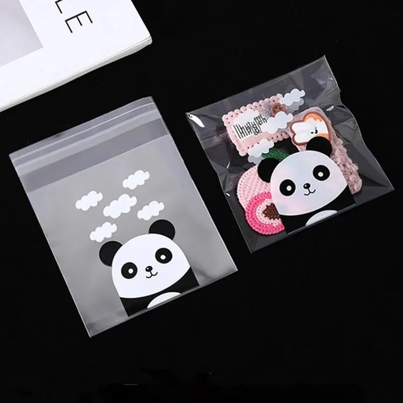 100PCS Panda Transparent Gift Wrap