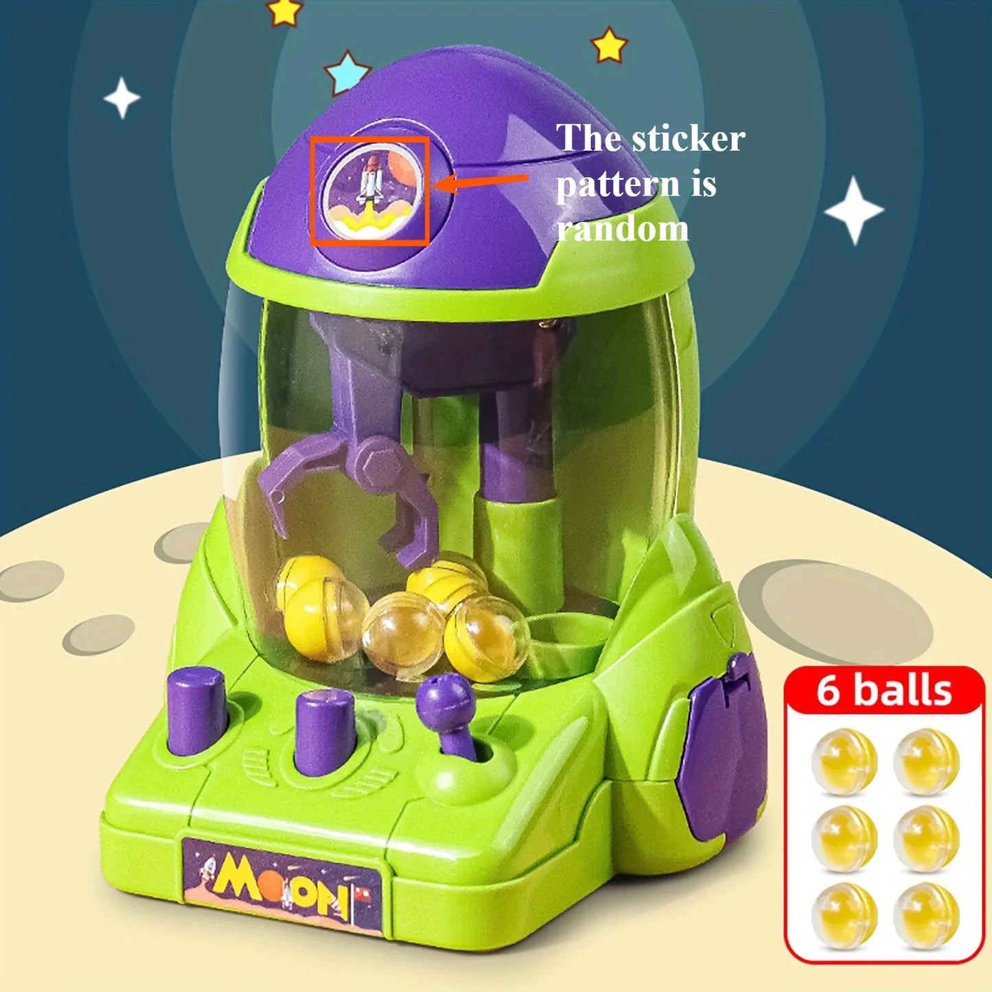 Space Rocket Claw Machine