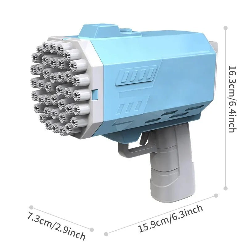 Handheld 40-Hole Bubble Machine Toy