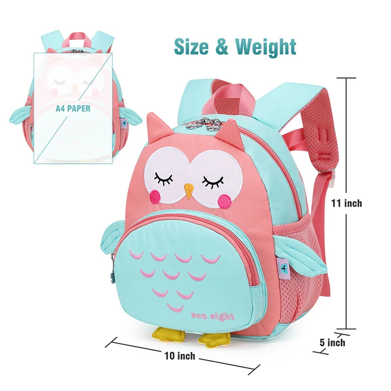 3D Cartoon Animal Baby Backpacks