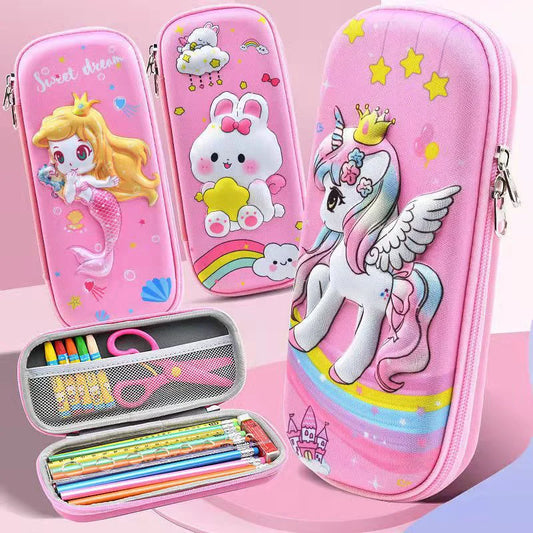 3D Kawaii Pencil Case EVA Large Capacity Waterproof