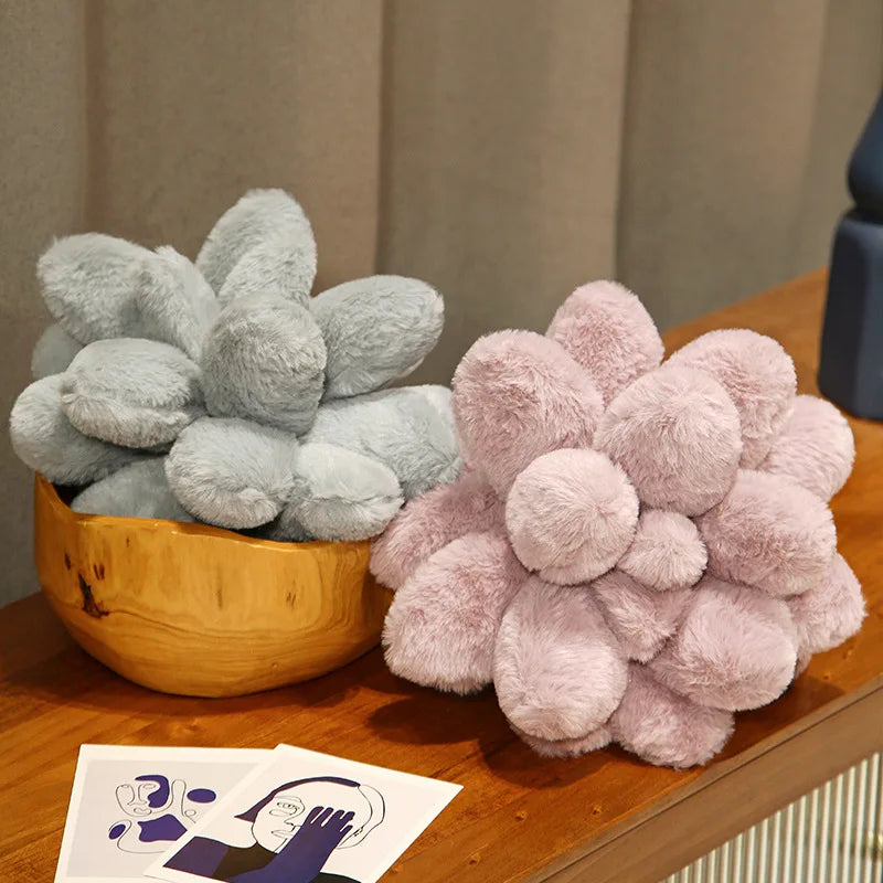 Soft Plush Potted Flowers Decoration