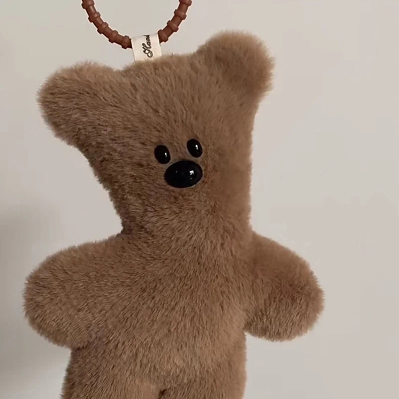 Soft Teddy Bear Keychain Pendant