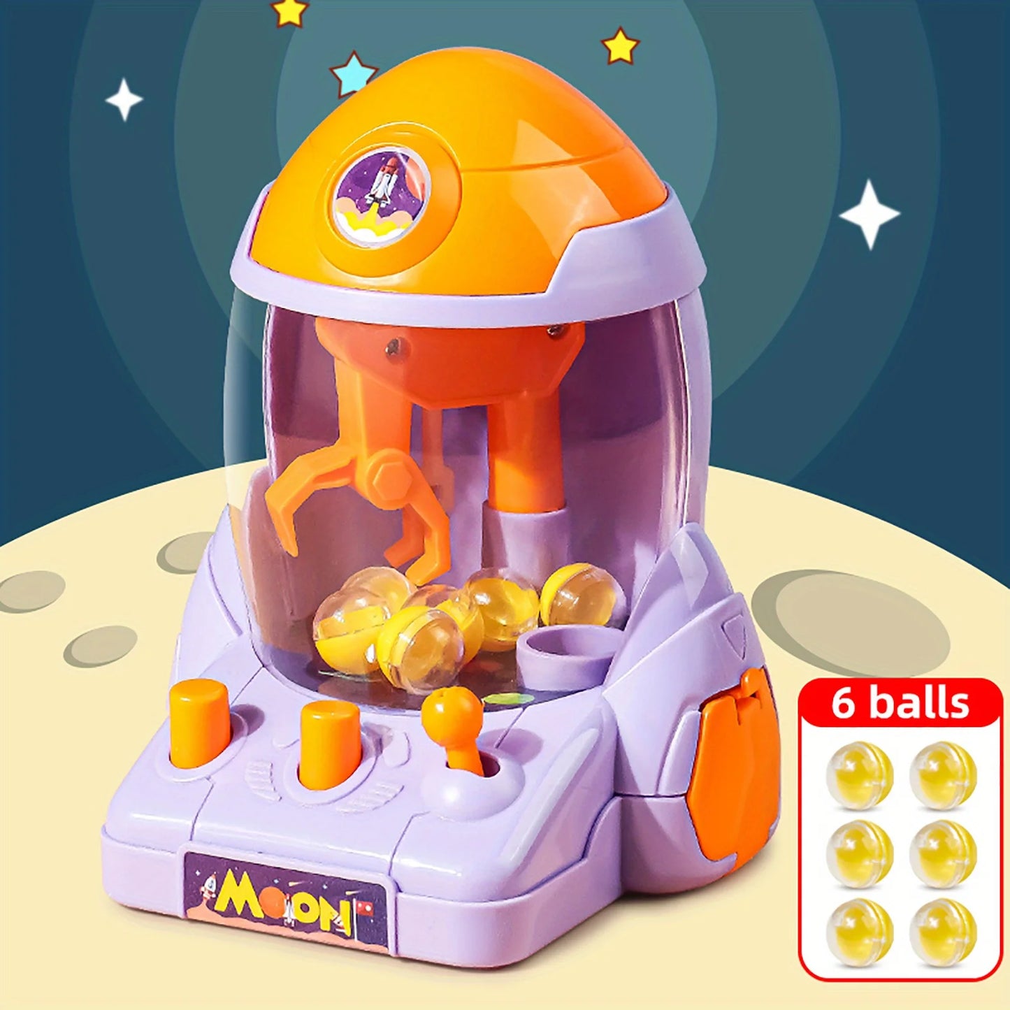 Space Rocket Claw Machine