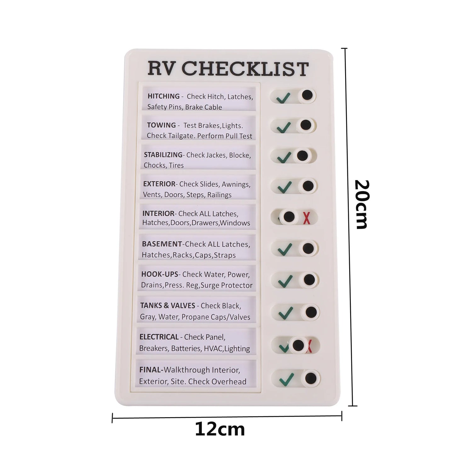 Reusable Kid Self-discipline Checklist Board