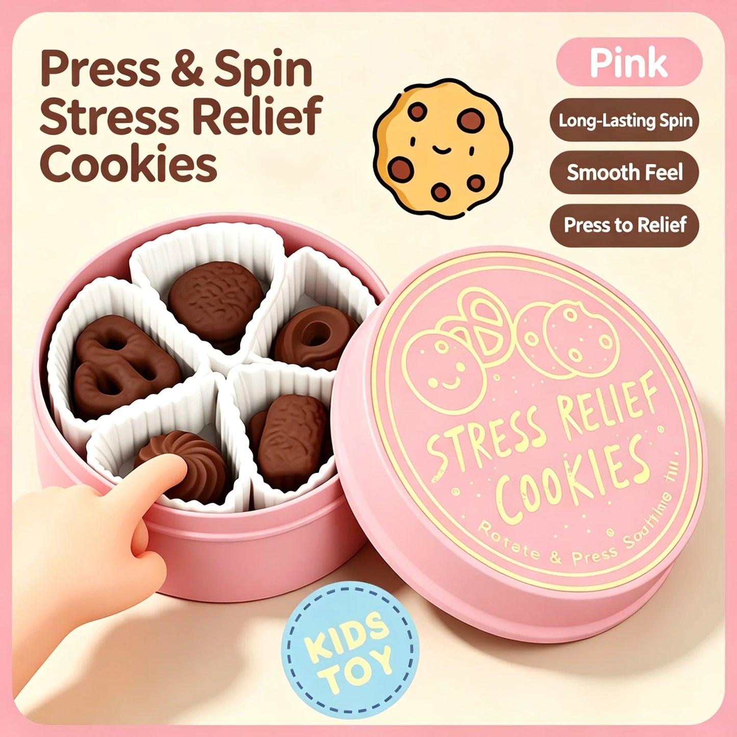 Cookie Box Clicker Fidget Spinner