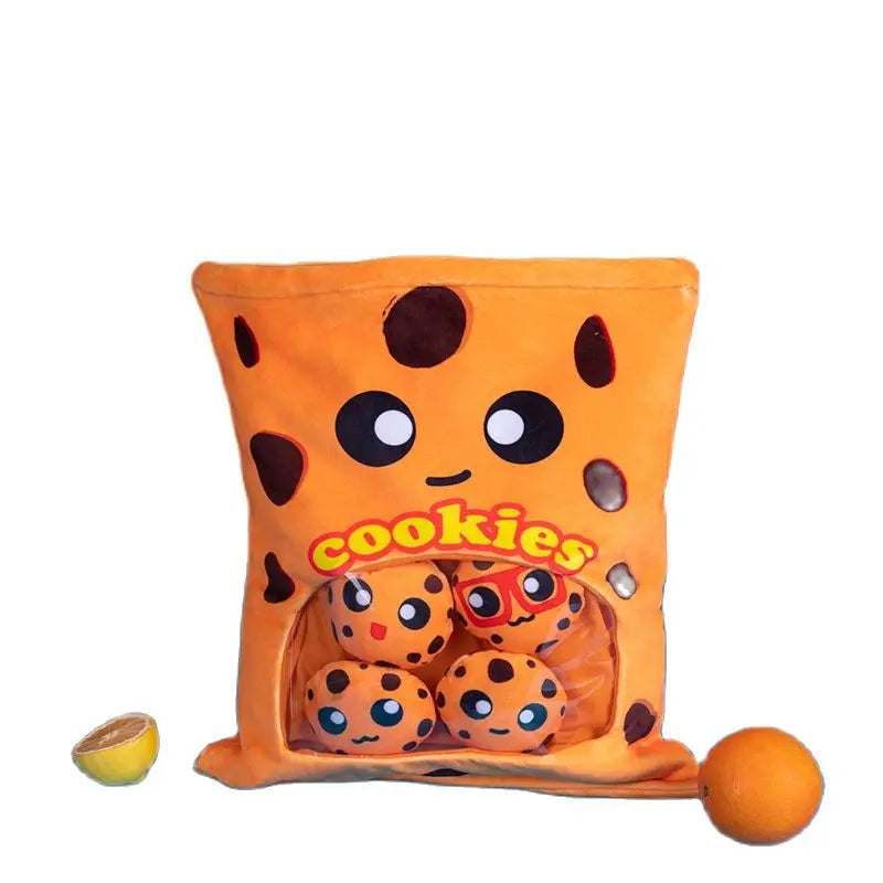 Japan Ramen Snack Throw Pillow In a Bag Stuffed