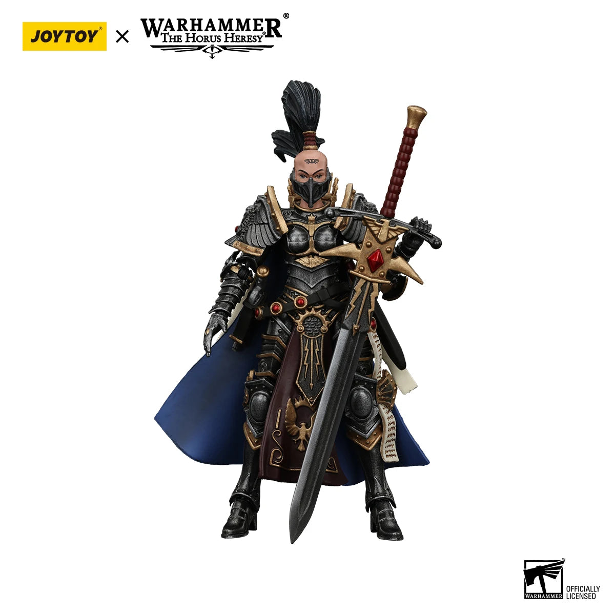 JOYTOY Warhammer 40k 1/18 Action Figures Sisters of Silence Knight-Commander Jenetia Krole White Falcons Vigilator Cadre