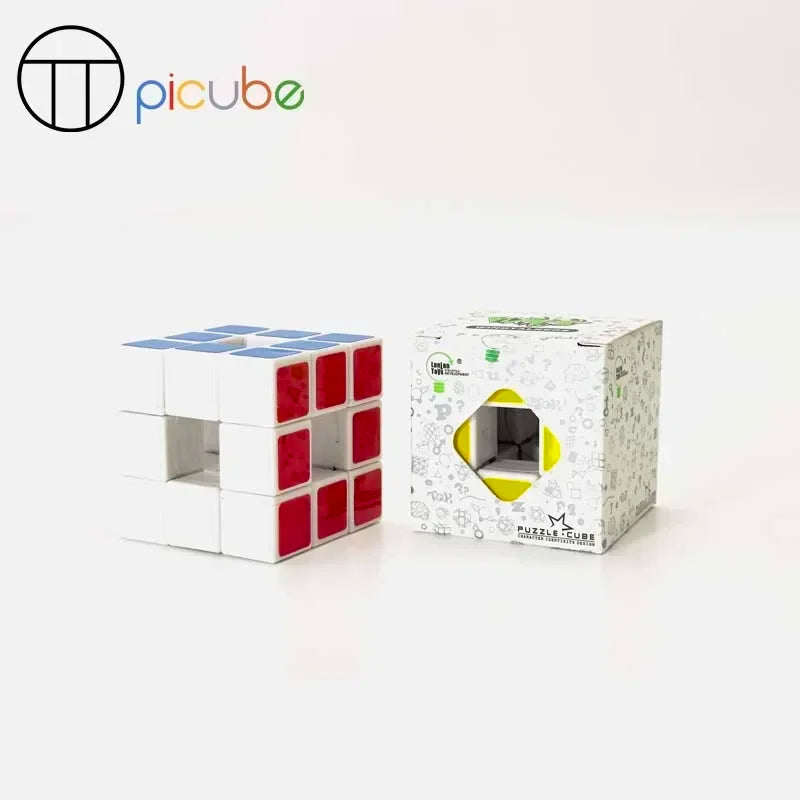 QiYi Racing Void Hollow Magnetic UV Magic Speed Cube Stickerless