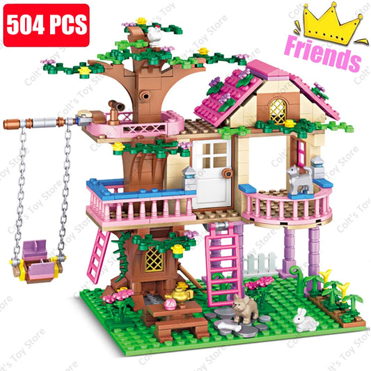 Friendship Tree House Villa Castle Building Blocks