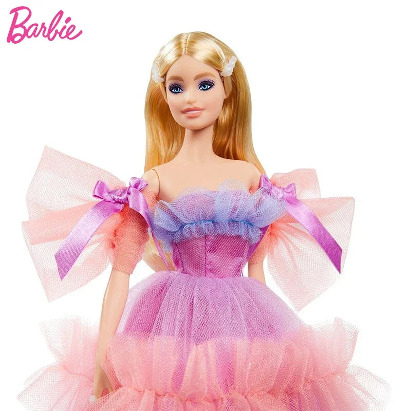 Original Barbie Dolls Birthday Wishes Princess Holiday Barbie Girls Toys Collector Edition Social Dolls for Girls Gift Juguetes