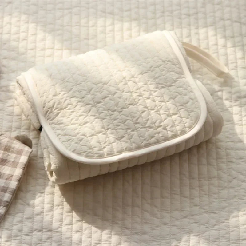 Newborn Baby Changing Mat Cotton Waterproof