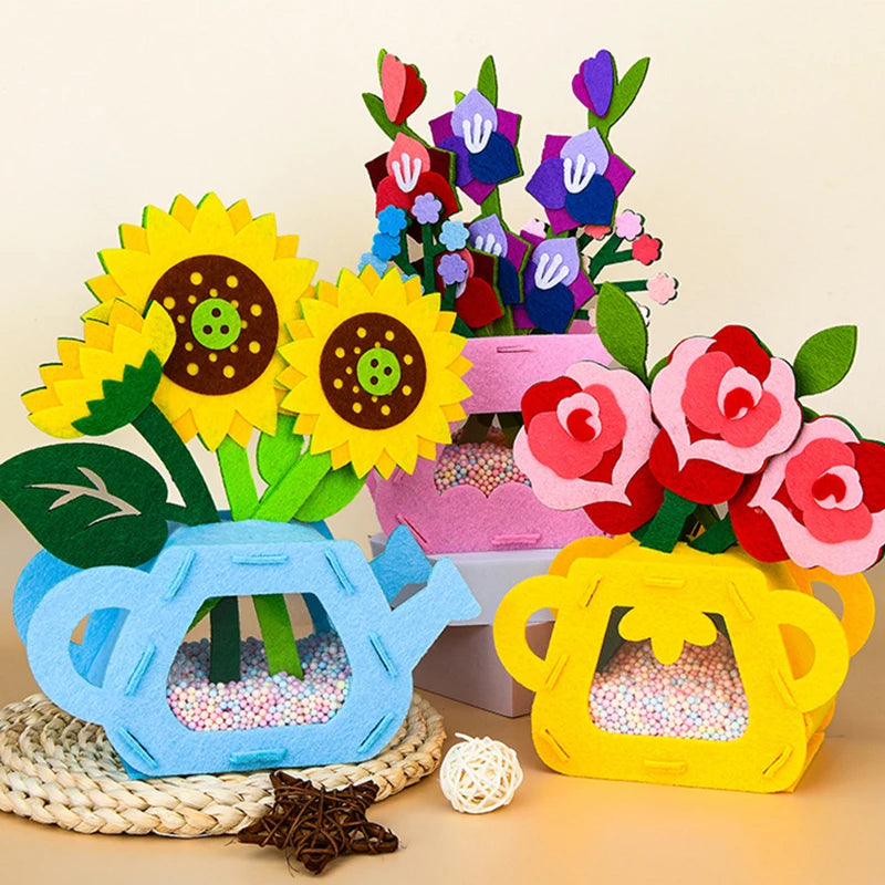 DIY Flower Toys Montessori Arts Crafts