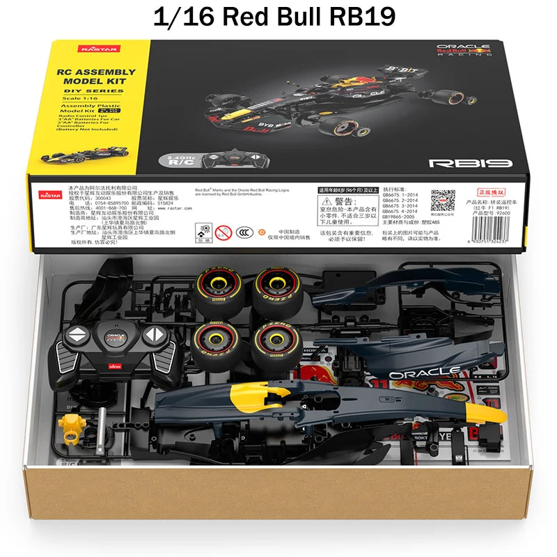 Rastar Red Bull RB19 RC Cars Building kit 1:16