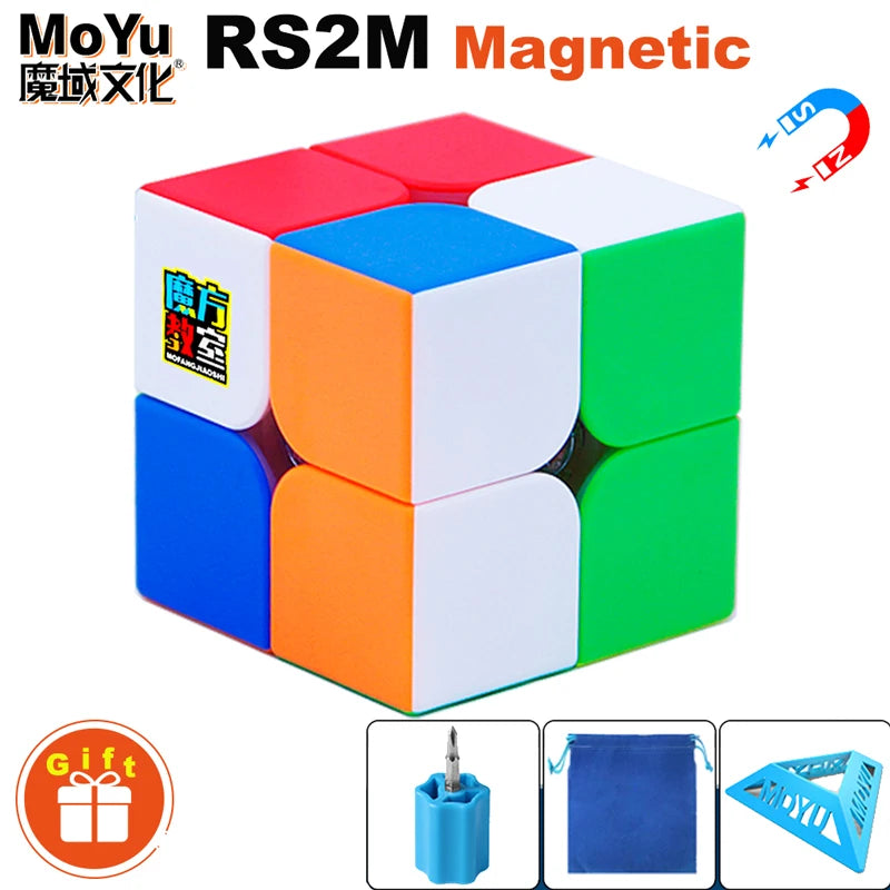 MoYu RS2M RS3M 2x2 3x3 Magnetic Magic Cube