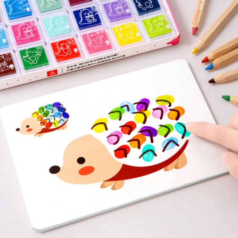 DIY Finger Painting Drawing