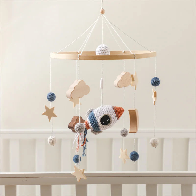 Newborn Music Holder Bracket Infant Crib Toy