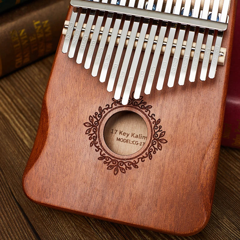 17 Keys Kalimba Thumb Piano High Quality Wood Mbira