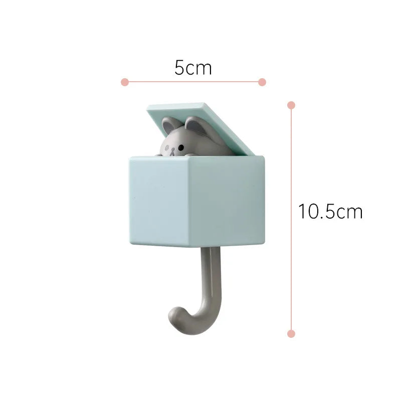Wall Animal Decorative Hooks Cat Hooks