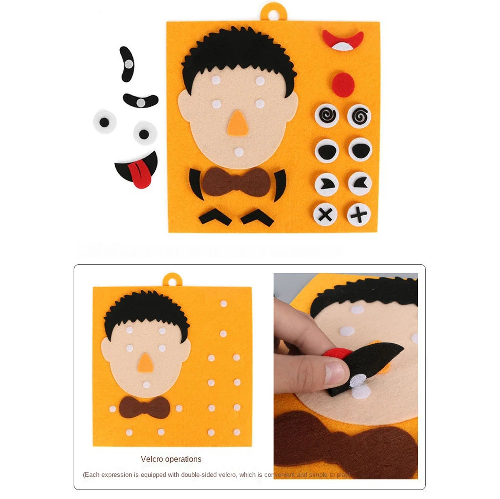 Montessori Learning Facial Expression Sticker