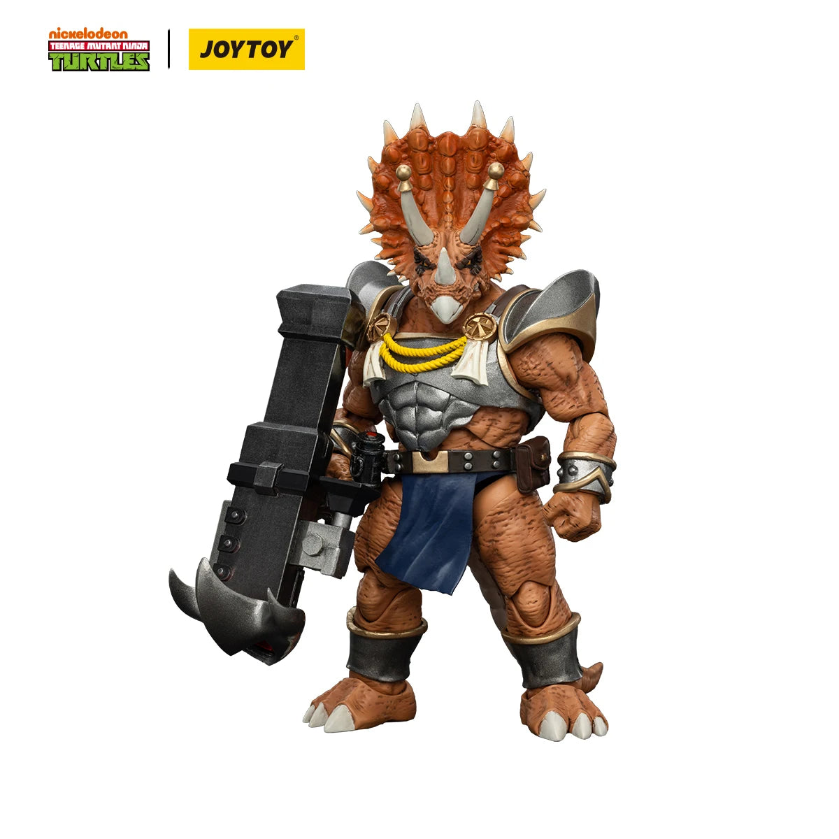 JOYTOY TMNT 1/18 Action Figures Anime 13.2cm Captain Zorax Adjutant Zork Triceraton Infantryman