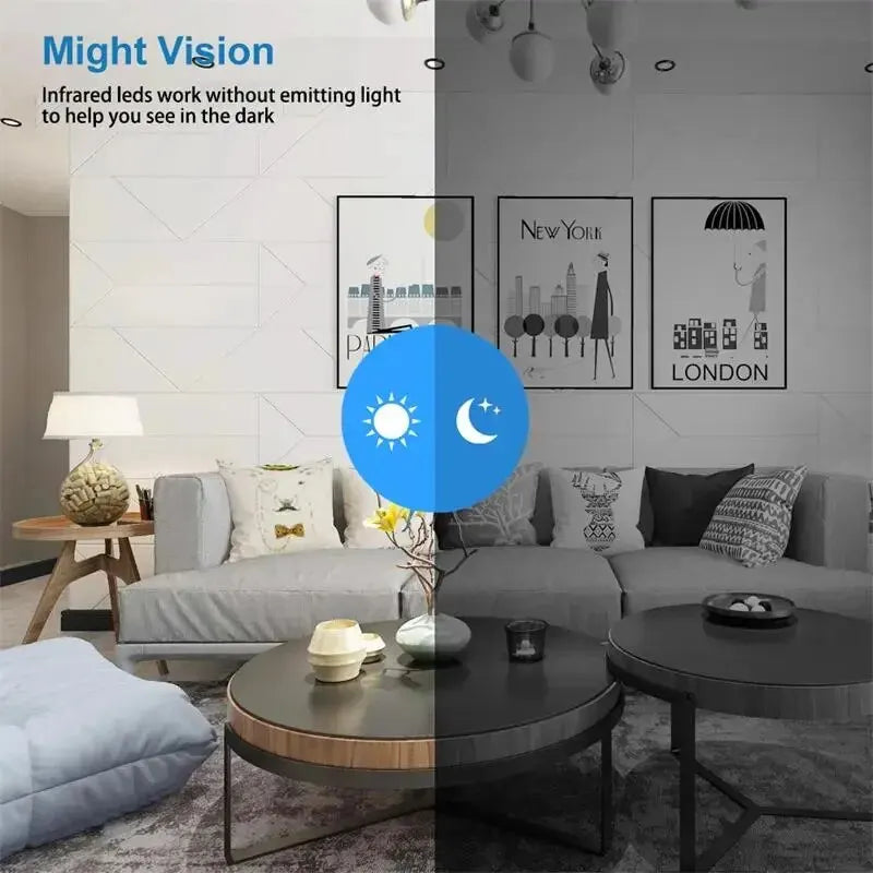 1080P HD Mini WiFi Camera Baby Monitor Night Vision