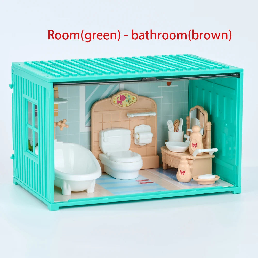 Dollhouse Furniture Container