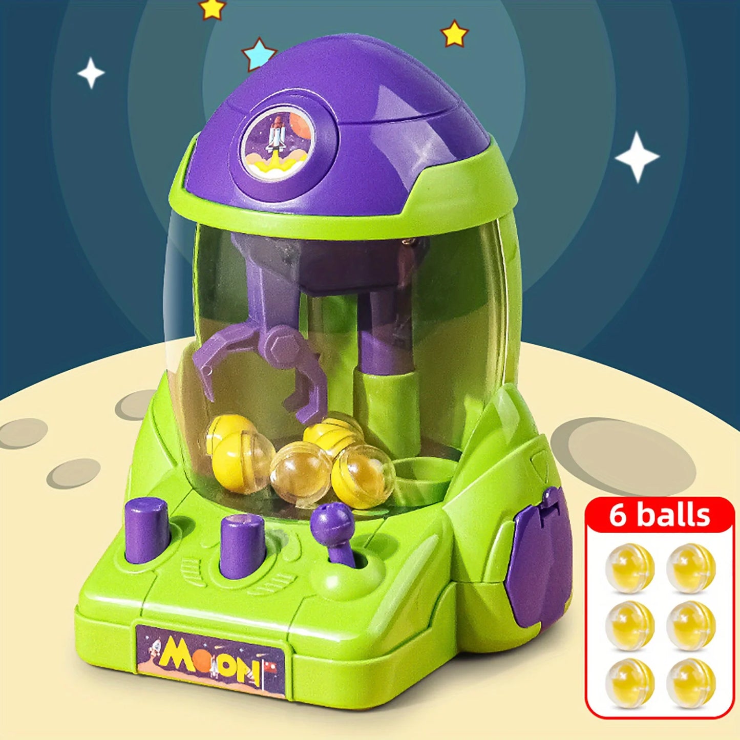 Space Rocket Claw Machine