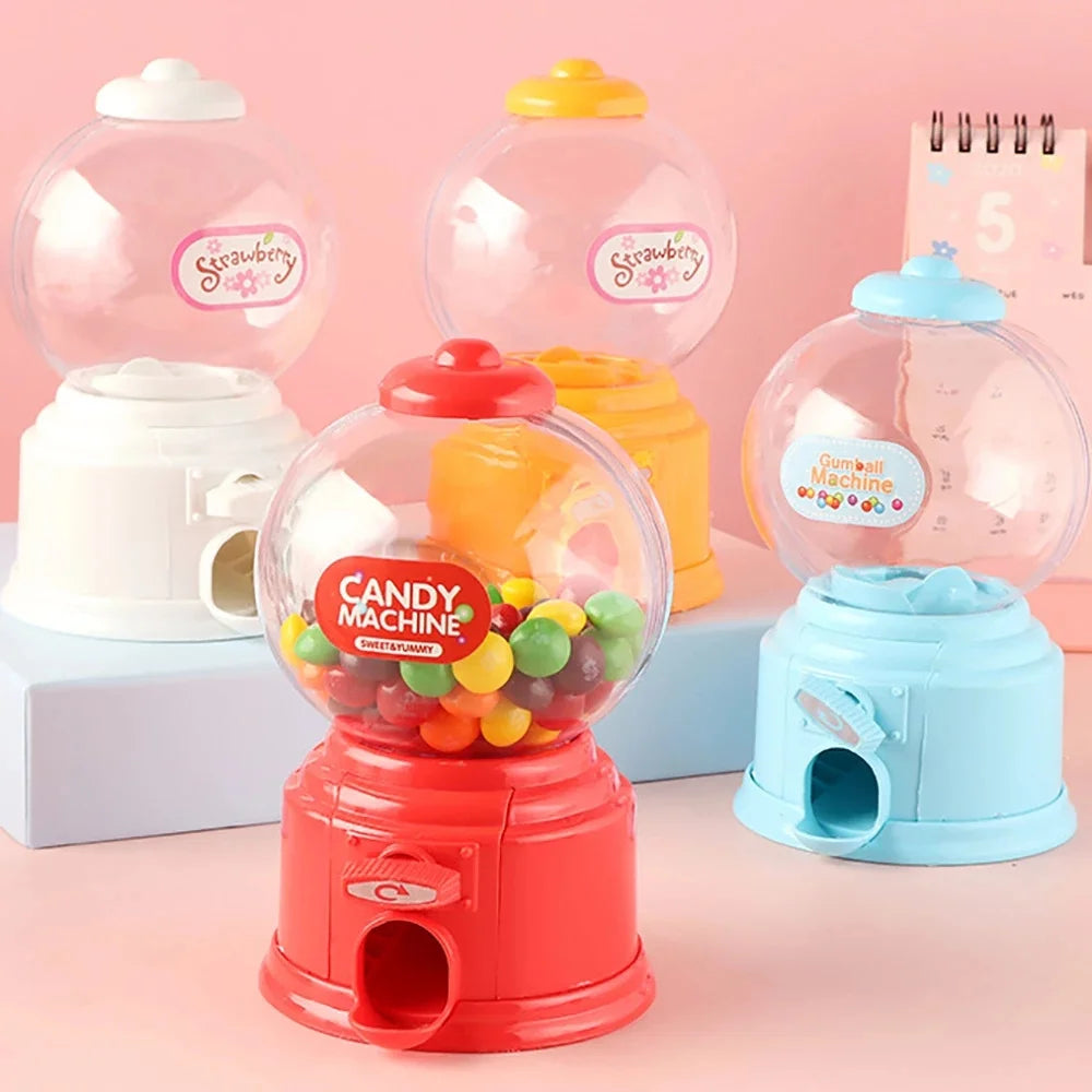 Sweet Mini Candy Machine Bubble Dispenser Coin Bank