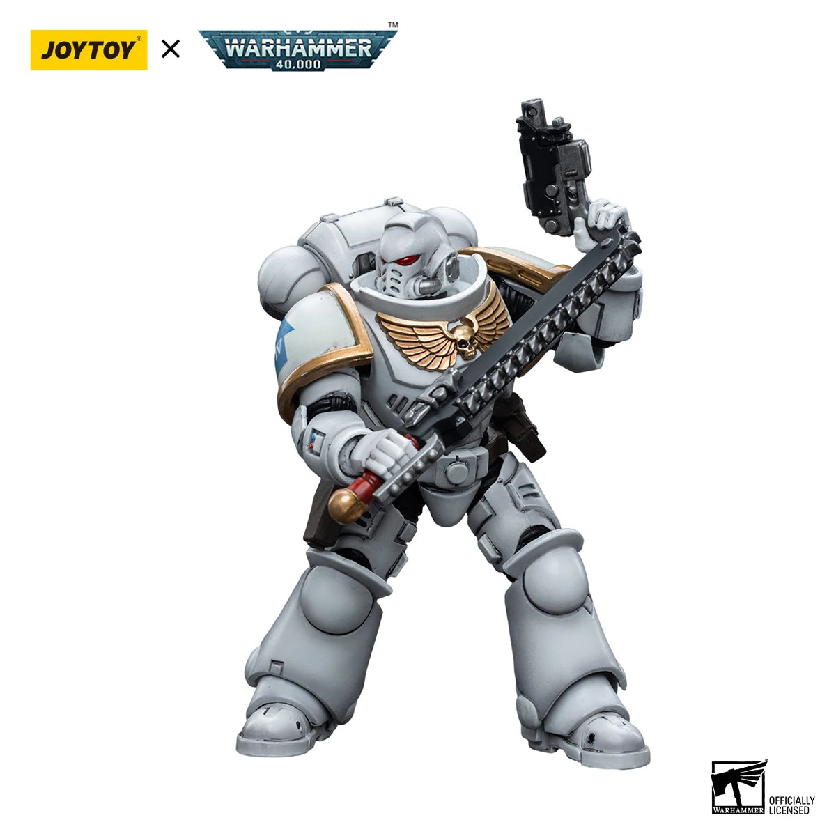 JOYTOY Warhammer 40k 1/18 Action Figures Space Marines White Consuls Intercessors 1