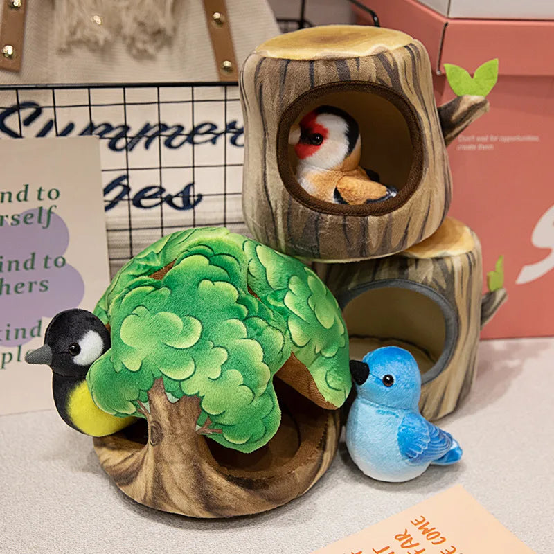 Tree House Bird Nest Plush Toy