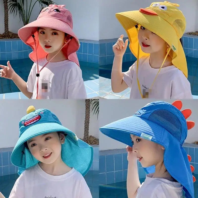 Children Sun Hat Summer Kids UV Protection