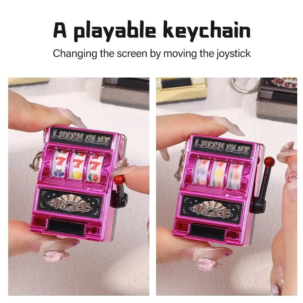 Jackpot Machine Keychain