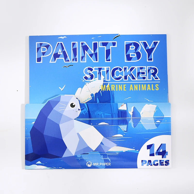 3D Geometric Collage DIY Stickers 12pcs